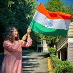 Aishwarya Sharma Bhatt Instagram - ७७वे स्वतंत्रता दिवस की हार्दिक शुभकामनाएँ 🇮🇳🧡🤍💚 #independenceday #77thindependanceday🇮🇳🇮🇳❤️ #patriots Redmond, Washington