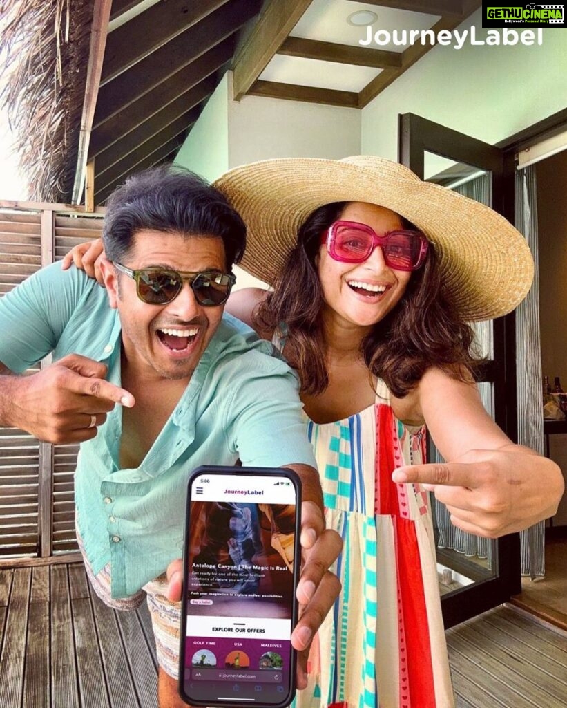 Aishwarya Sharma Bhatt Instagram - @travelwithjourneylabel a luxury travel company that will truly redefine your holiday goals! Looking for a holiday full of surprises and happy moments, just leave it all to them! 🛩🥳 DM them for reservations NOW! Call: +91 74002 44442 #AishwaryaSharma #NeilBhatt #JourneyLabel #TravelWithJourneyLabel #YouAreSpecial #ThinkHolidayThinkJourneyLabel #LuxuryHoliday