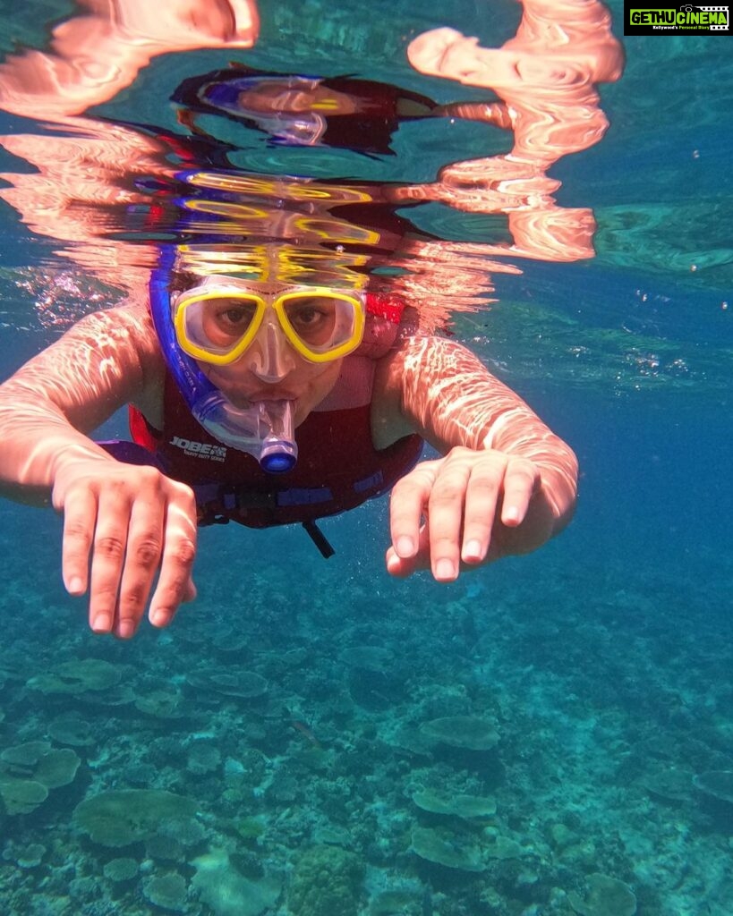 Aishwarya Sharma Bhatt Instagram - Maldivian Marine 🌊 @travelwithjourneylabel @velassarumaldives @immersion.glide Thankyou so much Aleks @tvoydiver for guiding us 🙏🏻😇 #VelassaruMaldives #LuxuryUndressed #SmallLuxuryHotels #JourneyLabel #TravelWithJourneyLabel #YouAreSpecial #ThinkHolidayThinkJourneyLabel #LuxuryHoliday #maldives