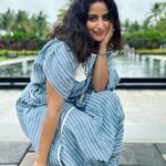 Aishwarya Sharma Bhatt Instagram - Smiling because I am true to my self ❤️ Styled by : @purvabansal5 Outfit by : @riminayakindia PR : @poppublishmedia #aishwaryasharma #traveldiaries #ootd