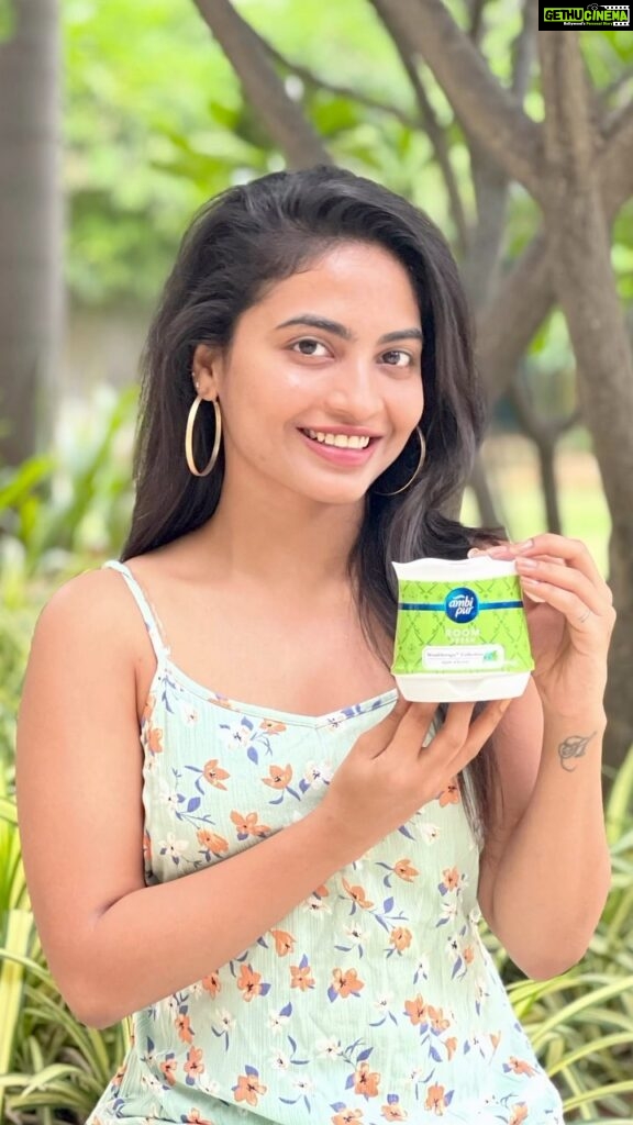 Alekhya Harika Instagram - For me, it’s important that my home always smells pleasant because it uplifts my mood. And AmbiPur Home gel is *ideal* for lifting my mood. *it’s soothing lemongrass fragrance relaxes me* AmbiPur home gel is a total mood therapy and will definitely set the mood for you. You can set the mood too by using AmbiPur home gel @ambipurin #AmbiPurHomeGel #SetTheMoodWithScentsSoGood #MoodtherapyCollection #breathehappy #ad #reels #trending #reelitfeelit #trend