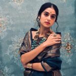 Anaswara Rajan Instagram - Wrapped in femininity 🪷🌙 @rizwan_themakeupboy 🫶🏽