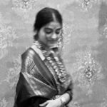 Anaswara Rajan Instagram - Wrapped in femininity 🪷🌙 @rizwan_themakeupboy 🫶🏽