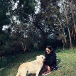 Anaswara Rajan Instagram - Lost in my fantasy ✨🐶🍃 Kodaikanal- Princess of Hills