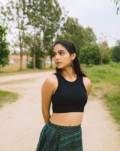 Anaswara Rajan Instagram - Lost in her daydreams 💫🤍