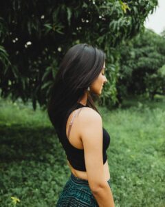 Anaswara Rajan Instagram - Lost in her daydreams 💫🤍