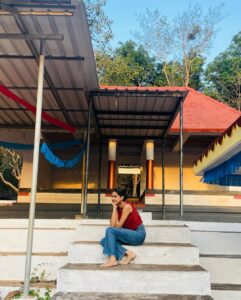 Anaswara Rajan Instagram - POV: you missed theyyam season🥹🥲
A visit to my home town 🫶🏽
#hometown