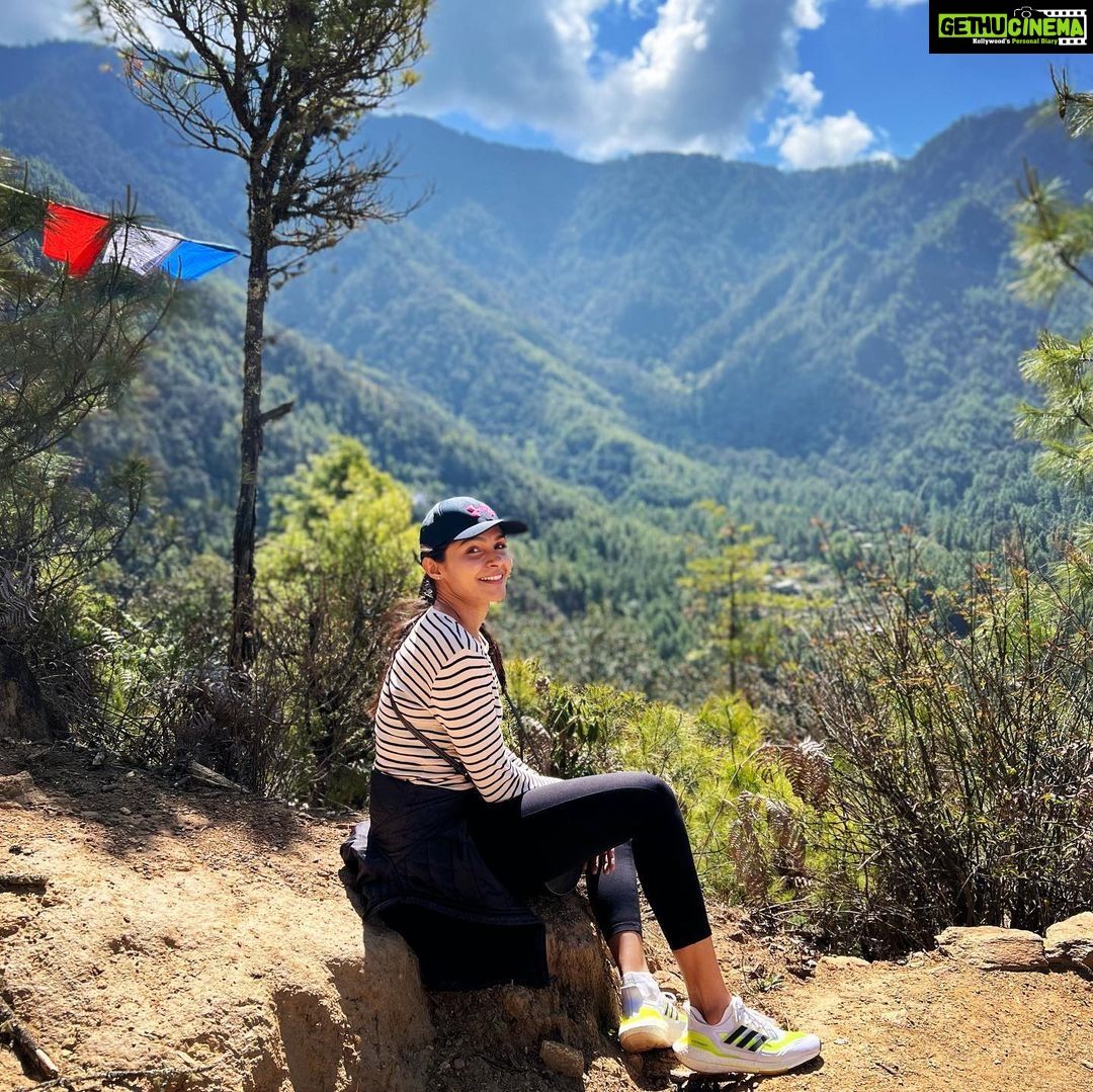 Andrea Jeremiah Instagram - Paro taktsang ✨ Someone said to me, there are 3 layers to experiencing Bhutan… The first layer is the visual experience, taking in all the beautiful landscapes that this Himalayan kingdom has to offer! The second is the physical experience- the trekking & hiking, breathing in all that clean air, the cleanest in the world ! And the third is the spiritual experience- Bhutan, the land of Buddhism & mysticism, can open your heart if you allow it to… #paroTaktsang is magical because it ticks all 3 boxes and I’m eternally grateful that I got to have this experience 🫶 Thank you @gtholidays.in for yet another memorable trip 🙏🏻🙏🏻🙏🏻 The beauty of Bhutan goes beyond what the eye can see, it’s in the kindness & compassion of its people and their beautiful hearts ❤️❤️❤️ #bhutan #gtholidays #solotravel #shotoniphone #tigernestmonastery