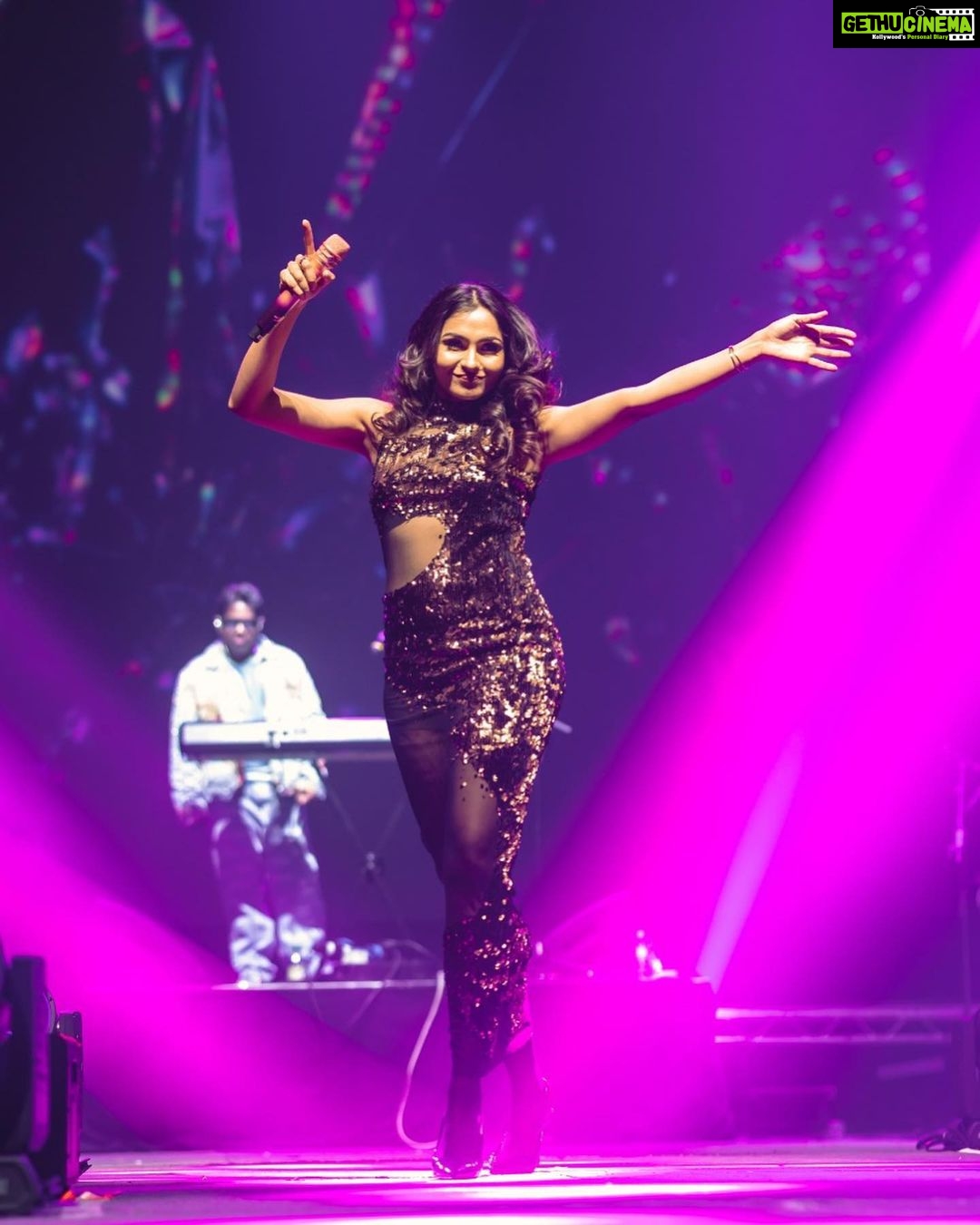 Andrea Jeremiah Instagram - And itβs a #wrap for #highonyuvan2023 β€οΈβπ₯β€οΈβπ₯β€οΈβπ₯ Much love to all the lovely people who came to our shows π€π€π€hope to see you soon πππ #tamil #music #onstage #live #yuvan #andreajeremiah #tour #band #musician