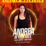 Andrea Jeremiah Instagram - #KL & #JB are you ready for Andrea In Your Area ???💃🏻💃🏻💃🏻 Get ready to rock the night away with me & #thejeremiahproject 🎸🥁🎙️ Johor Bahru: 19th May 2023 | 7:00pm EduCity Indoor Arena Kuala Lumpur: 20th May 2023 | 7:00pm Stadium Malawati Indoor, Shah Alam 🗓️ Mark your calendars and snag your tickets from 3rd March 2023 (8.45am). Brought to you by: @vetree.production #thejeremiahproject #andreajeremiah #andrealiveinconcert #AndreaInYourArea #vetreeproductions #kualalumpur #malaysia #tamil #music #band #musician
