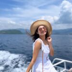 Andrea Jeremiah Instagram - On a 🛳️ Pic 1,2 or 3 ??? @gtholidays.in 📸 @as_baliphotography #gtholidays #bali #cruise #gilliislands #indonesia #solotravel #globetrotter #travelgram #shotoniphone