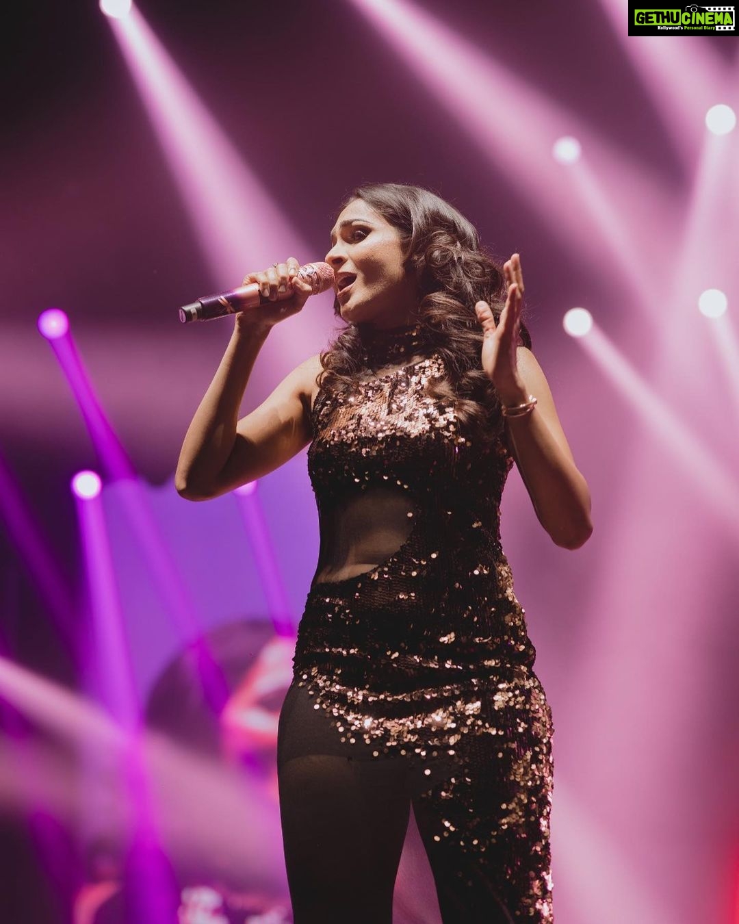 Andrea Jeremiah Instagram - And itβs a #wrap for #highonyuvan2023 β€οΈβπ₯β€οΈβπ₯β€οΈβπ₯ Much love to all the lovely people who came to our shows π€π€π€hope to see you soon πππ #tamil #music #onstage #live #yuvan #andreajeremiah #tour #band #musician