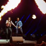 Andrea Jeremiah Instagram - And it’s a #wrap for #highonyuvan2023 ❤️‍🔥❤️‍🔥❤️‍🔥 Much love to all the lovely people who came to our shows 🤗🤗🤗hope to see you soon 😘😘😘 #tamil #music #onstage #live #yuvan #andreajeremiah #tour #band #musician