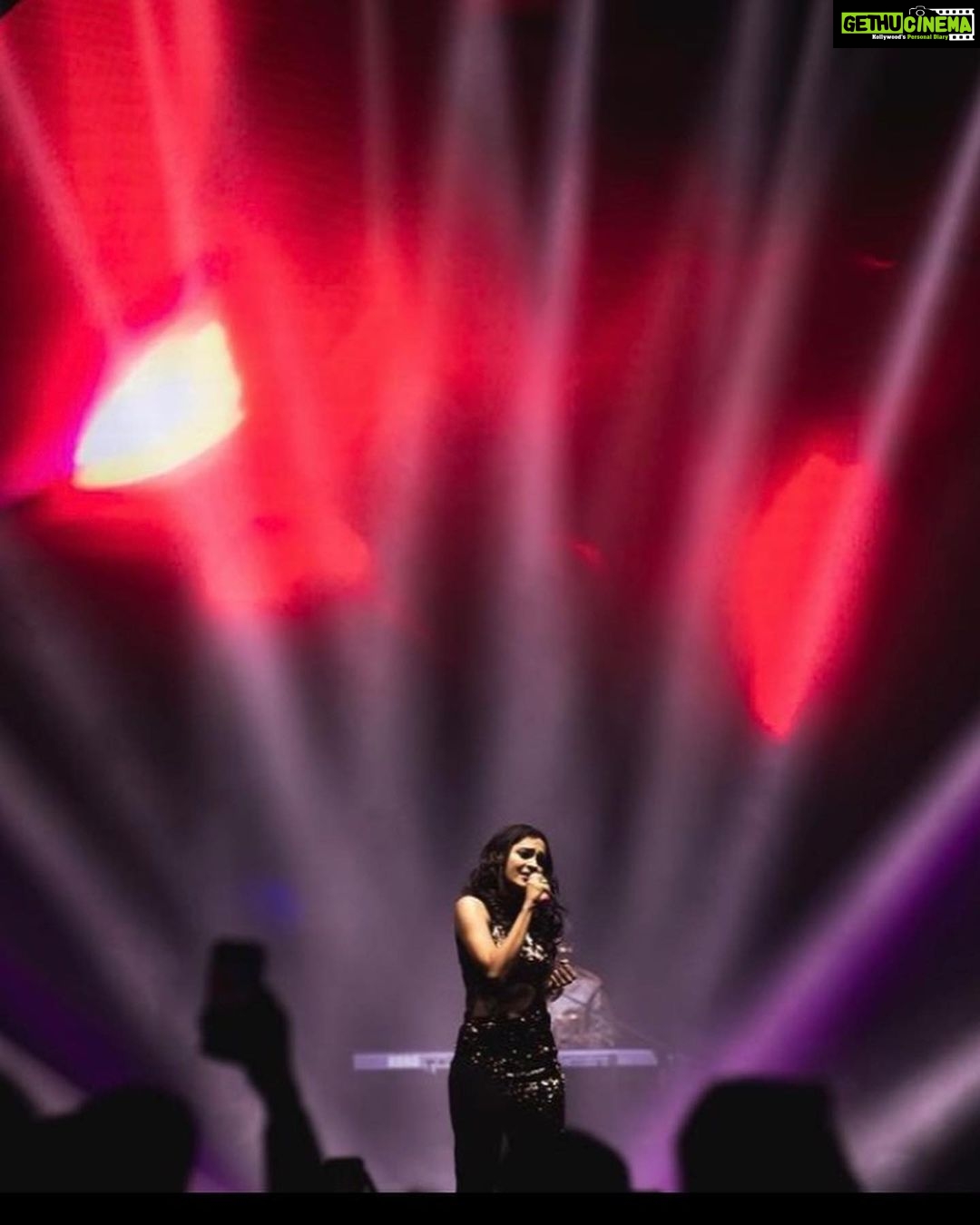 Andrea Jeremiah Instagram - And itβs a #wrap for #highonyuvan2023 β€οΈβπ₯β€οΈβπ₯β€οΈβπ₯ Much love to all the lovely people who came to our shows π€π€π€hope to see you soon πππ #tamil #music #onstage #live #yuvan #andreajeremiah #tour #band #musician