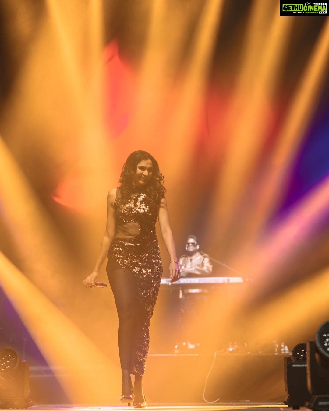 Andrea Jeremiah Instagram - And itβs a #wrap for #highonyuvan2023 β€οΈβπ₯β€οΈβπ₯β€οΈβπ₯ Much love to all the lovely people who came to our shows π€π€π€hope to see you soon πππ #tamil #music #onstage #live #yuvan #andreajeremiah #tour #band #musician