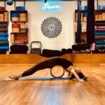 Andrea Jeremiah Instagram - Finding my zen @thedivayoga 📸 @sarvesh_shashi #yoga #asana #aerialyoga #shotoniphone