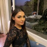 Andrea Jeremiah Instagram - Look like a popstar🌟🌟🌟 Vibe like a rockstar☄️☄️☄️ Thank you @rivieravituniversity for having us, last nite was 🔥🔥🔥 📸 @srisan1213 MUH @prakatwork #thejeremiahproject #onstage #live #band #music #musician