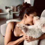Andrea Jeremiah Instagram – Home with my homie 💕
