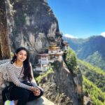 Andrea Jeremiah Instagram - Paro taktsang ✨ Someone said to me, there are 3 layers to experiencing Bhutan… The first layer is the visual experience, taking in all the beautiful landscapes that this Himalayan kingdom has to offer! The second is the physical experience- the trekking & hiking, breathing in all that clean air, the cleanest in the world ! And the third is the spiritual experience- Bhutan, the land of Buddhism & mysticism, can open your heart if you allow it to… #paroTaktsang is magical because it ticks all 3 boxes and I’m eternally grateful that I got to have this experience 🫶 Thank you @gtholidays.in for yet another memorable trip 🙏🏻🙏🏻🙏🏻 The beauty of Bhutan goes beyond what the eye can see, it’s in the kindness & compassion of its people and their beautiful hearts ❤️❤️❤️ #bhutan #gtholidays #solotravel #shotoniphone #tigernestmonastery