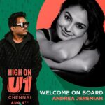 Andrea Jeremiah Instagram - Welcome on board @therealandreajeremiah ✨ 🎫 @insider.in (Link In Bio) @itsyuvan @noiseandgrains @gangmedia_offl @nipponpaintindia @shopatdecibel @rent2rig @karya2000 @itisveer #noiseandgrains #u1 #Highonu1 #chennai #nipponpaints #r2r #decibel YMCA Nandanam