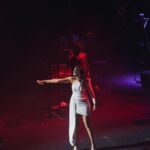 Andrea Jeremiah Instagram - Thank you Singapore 🤍 hope to be back soon 💋 📸 @rp3825 MUH @blushbeautybeyond #thejeremiahproject #tamil #music #band #onstage #live #singapore #andreajeremiah