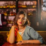 Angana Roy Instagram - All of me changed like midnight rain @journoby_profession @bijaya_datta @_lastnameroy_ @eisamay.digital @navinmakeupartist @canteenpubandgrub @susmi_kundu #saturday #postoftheday #fashionshoot #photoshoot #eisamay #dressup #saturdaymood #songoftheday #lookbook #anganaroy Canteen Pub & Grub