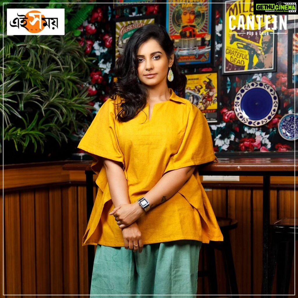 Angana Roy Instagram - We had the pleasure of hosting the beautiful @anganaroyy at Canteen Pub & Grub! Thank you @eisamay.digital for choosing us as your hospitality partner! It was a delightful experience for us and we would love to get you back here with us!