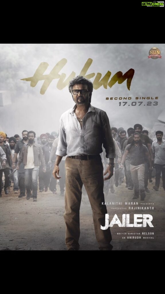 Anirudh Ravichander Instagram - #Hukum 🔥🔥🔥 Thalaivar Superstar @rajinikanth kattalai 🥁🥁🥁 Get ready for the explosion 💥💥💥 #JailerSecondSingle from 17th July 🥳🥳🥳 @nelsondilipkumar @sunpictures