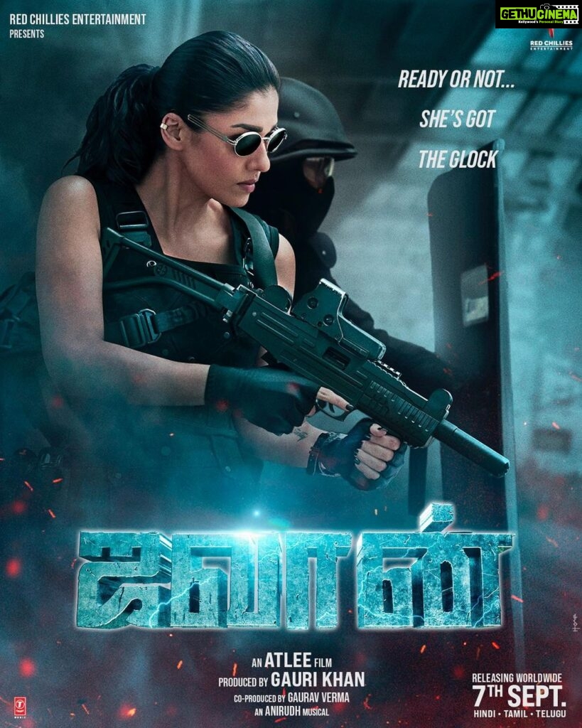 Anirudh Ravichander Instagram - She will fire up your screens! #Nayanthara #JawanPrevue Out Now! #Jawan releasing worldwide on 7th September 2023, in Hindi, Tamil & Telugu.