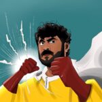 Antony Varghese Instagram - One punch Dony🥊 @antony_varghese_pepe RDX character concept art . . #rdx #antonyvarghese #onepuchman #saitama #shanenigam #rdxmovie #neerajmadhav #boxing #onepunch