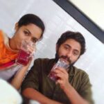 Antony Varghese Instagram - Happy Valentines day my dear ഖുറേഷി❤️ ഒരു 9 വർഷം മുൻപ് തൊഴിൽ രഹിതനായ ഞാനും ജോലിയുള്ള അവളും പ്രണയദിനം ആഘോഷിക്കാൻ പോയപ്പോൾ... ബില്ല് വന്നപ്പോൾ മുങ്ങിയ ഞാൻ പിന്നെ പൊങ്ങിയത് ബസ് സ്റ്റോപ്പിലാണ് 😁😜
