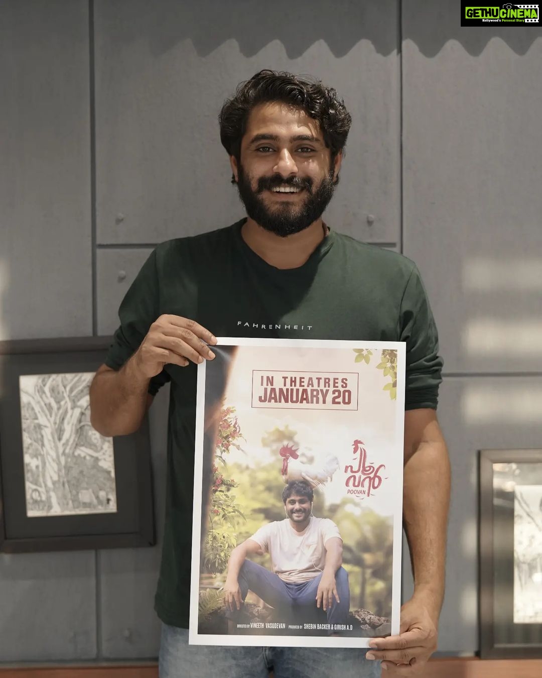 Antony Varghese Instagram - 🐓 Poovan In Theatres from January 20th
