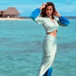 Anupriya Goenka Instagram – Meet me where the sky touches the sea.. 
Jenifer Donnelly 

Pic courtesy @sarvesh_shashi 
At @wmaldives 
Wearing @chhavviaggarwalofficial 
PR @sonyashaikh 
Styled by @yasminqurash 

#maldives #sea #monday #holiday