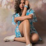 Anupriya Goenka Instagram - You can find me where the sand meets the water… Outfit by - @houseofvarada @viralmantra Styled by - @prachethestylist Assisted by - @styledby_bhakti @waghelatwinkle MUAH - somishree_hairandmakeup Assisted by - @shefali.makeuphair Photos by - @kaustubh_gokhale #holiday #beach #comfort #own #skin