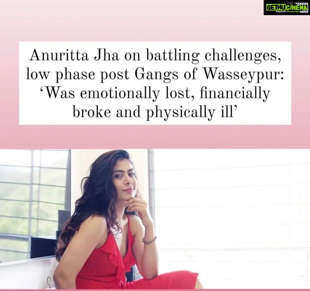Anurita Jha Instagram - Spoken from the heart and written as conveyed with such respect and honesty.. Struggles are for real, and u choose to walk the path you have choosen for yourself, with or without any support.. it’s all a part of getting stronger,mature, humble and more focused.. My Journey as an actor that started from Gangs of Wasseypur up until now has been put down beautifully by @justinjrao for @indianexpress Thank you ☺🌼🌼 . . . . . . . #actor #actorslife #myjourney