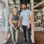 Ashna Zaveri Instagram - So good to see you workingout here ☺️ @sivakarthikeyan #fangirling