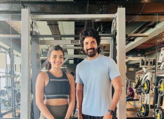 Ashna Zaveri Instagram - So good to see you workingout here ☺️ @sivakarthikeyan #fangirling
