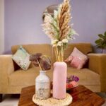 Ashna Zaveri Instagram - Mid pleasures and palaces though we may roam, Be it ever so humble, there's no place like home. 🥰 Loved decorating mi casa with these babies from @coastalhabitat.co #house #decor #boho #interiordesign #goodvibes #lifestyle