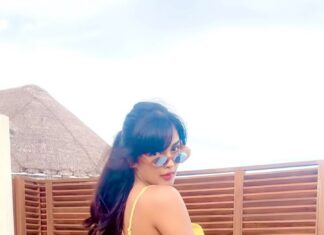 Ashna Zaveri Instagram - GRWM for a beach day 🌊☀️💕 Swimwear @fancypantsofficial Shades @fancypantsofficial @wmaldives #beach #waterbaby #swimwear #mood
