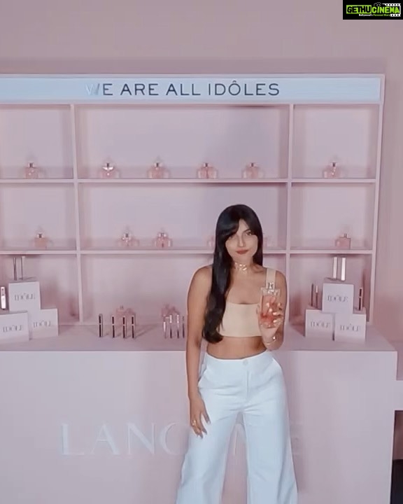 Ashna Zaveri Instagram - Fun evening for the launch of @lancomeofficial IDOLE! #IdoleByLancome #IdolesRideNow #Lancomelndia @lancomeofficial
