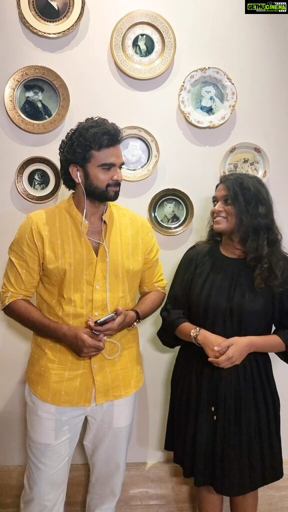 Ashok Selvan Instagram - It’s time to update your playlists. Check out the wholesome tracks from the Modern Love Chennai Album NOW! Link in bio! . My Peranbaeee, you be the cutest! I’m super glad and grateful that I got to sing this soul-stirring melody with the man himself, @itsyuvan ! 🥺 I absolutely love this song and I love you too, @ashokselvan !🥹😍❤️ This was so much fun! XD . #modernlovechennai #modernlovechennaionprime @primevideoin @tylerdurdenandkinofist #modernlovechennaifrommay18th