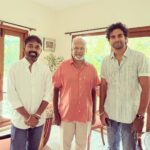 Ashok Selvan Instagram - Mani Ratnam Sir! ❤️ Thank you for giving us your time and appreciating our team. Truly means a lot. #nithamoruvaanam #maniratnam #legend