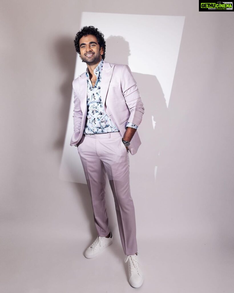 Ashok Selvan Instagram - Happy Man! 😁 #NithamOruVaanam in theatres now. Creative Direction, Photography and retouching by @lakshmiijagan Assisted by @amrithaj_h Styled by @nikhitaniranjan Amazing Suit by @his_studio Hair and MakeUp by @mythrayeehairandmakeup