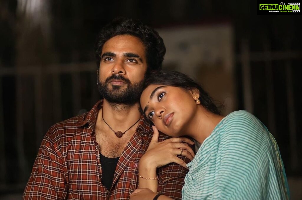 Ashok Selvan Instagram - Veera & Meenakshi ✨ A love story for the soul... We’ll see you in the theatres, this Nov 4th #NithamOruVaanam #Aakasam