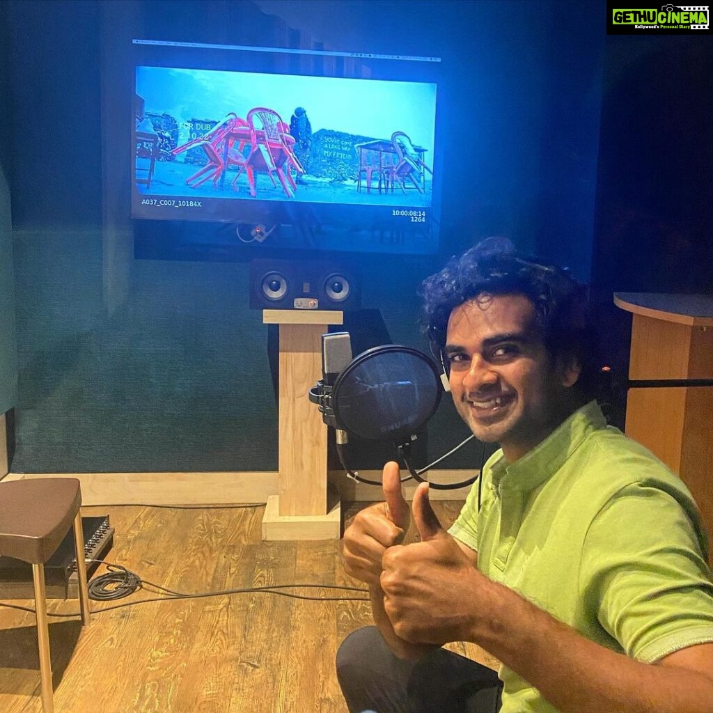 Ashok Selvan Instagram - Nitham Oru Vaanam! Dubbing done. Locked. Waiting to see you this November 4th. I absolutely love what we have created. This is a very special film. More updates soon. #NithamOruVaanam / #Aakasam #Ready