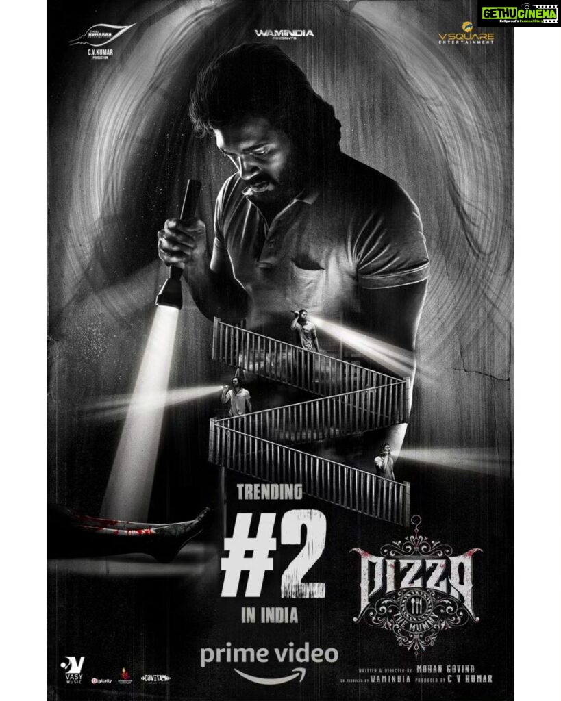 Ashwin Kakumanu Instagram - #Pizza3TheMummy is Trending NO.2🔥at the Pan-India Level NOW streaming on @primevideoin https://www.primevideo.com/detail/0FELANUKA5VAX02XMTSXP3BCL8 #Pizza3OnPrime @mohangovind9496 @ashwinkakumanu @directorgaurav @kavithabharathy #VinayakaRaj @thirukumaranentertainment @icvkumar @arunrajmusic @vsquare_entertainment @vasymusic @onlynikil @digitallynow