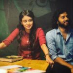 Ashwin Kakumanu Instagram - In between one of the lighter moments during shoot. #Pizza3FromJuly28 #Pizza3TheMummy @pavithrah_10 @icvkumar @mohangovind9496