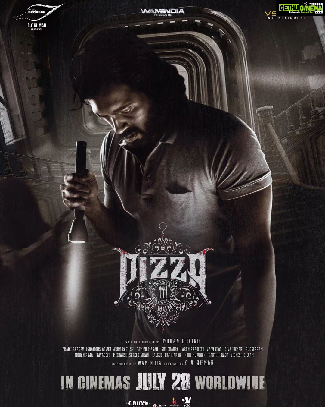 Ashwin Kakumanu Instagram - The Thrill Ride From Next Friday 🎃 #Pizza3TheMummy In Cinemas July 28 Worldwide A @VSquareEnt release A @ThirukumaranEnt @icvkumar Production #Pizza3FromJuly28 @mohangovind9496 @ashwinkakumanu @directorgaurav @pavithrah_10 @abinakshatra @kuraishi_the_entertainer @kaalivenkat @anupamakumarone @arunrajmusic @ignatiousaswin @prabu_Rhagav @vasymusic @onlynikil @digitallynow