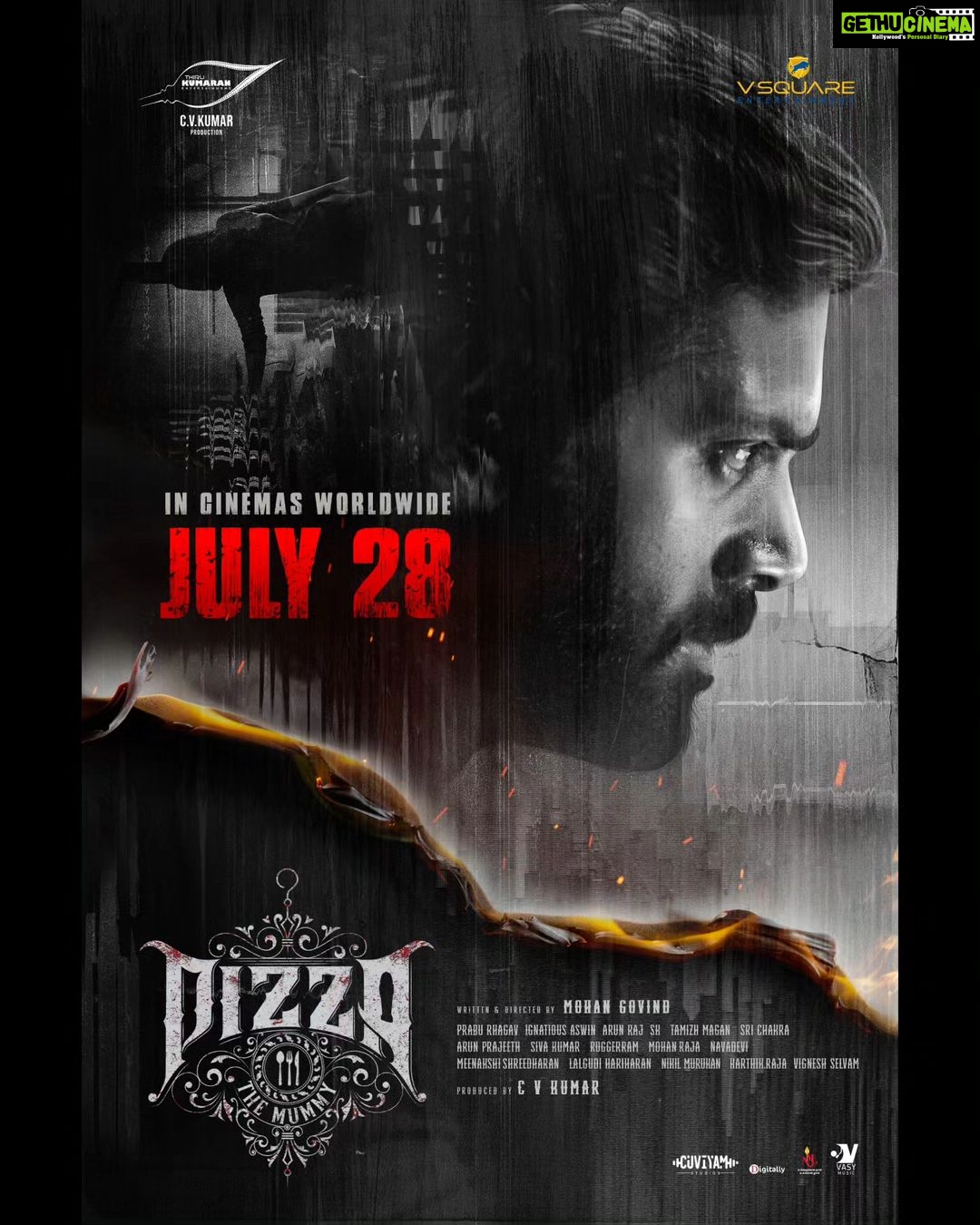 Ashwin Kakumanu Instagram - With spine-chilling, ghastly horror, a real show-stopper 🎃 #Pizza3TheMummy In Cinemas July 28 Worldwide A @VSquareEnt release A @ThirukumaranEnt @icvkumar Production #Pizza3FromJuly28 @mohangovind9496 @ashwinkakumanu @directorgaurav @pavithrah_10 @abinakshatra @kuraishi_the_entertainer @kaalivenkat @anupamakumarone @arunrajmusic @ignatiousaswin @prabu_Rhagav @navadevi.rajkumar @vasymusic @onlynikil @digitallynow