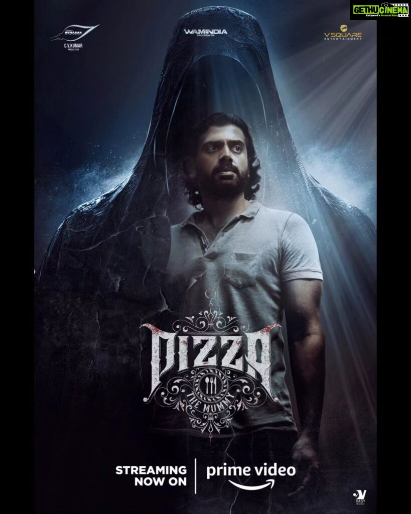 Ashwin Kakumanu Instagram - The return of the devil will be more crucial🔥 #Pizza3TheMummy is now streaming on @PrimeVideoIN 🍽️ https://www.primevideo.com/detail/0FELANUKA5VAX02XMTSXP3BCL8/ref=share_ios_movie #Pizza3 #Pizza3OnPrime @mohangovind9496 @ashwinkakumanu @directorgaurav @thirukumaranentertainment @icvkumar @pavithrah_10 @abinakshatra @kuraishi_the_entertainer @kaalivenkat @anupamakumarone @meenakshishreedharan @arunrajmusic @ignatiousaswin @prabu_Rhagav @vsquare_entertainment @vasymusic @onlynikil @digitallynow